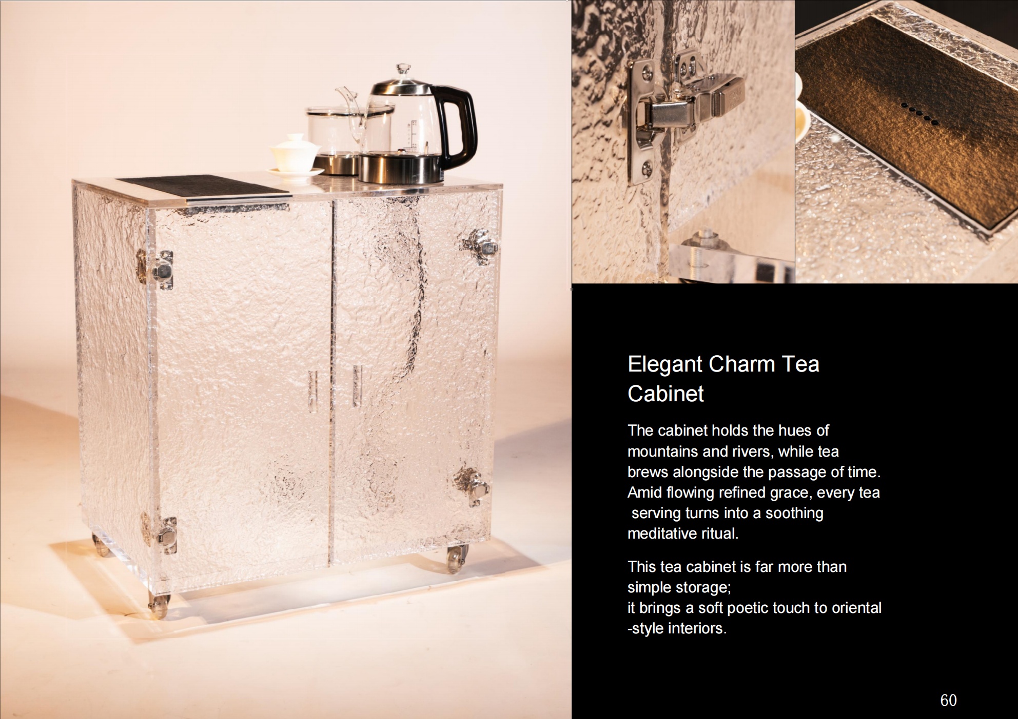 Elegant Charm Tea Cabinet